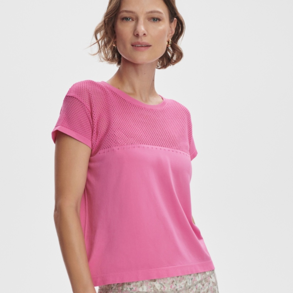 Varley Calloway Boxy Tee - ibis